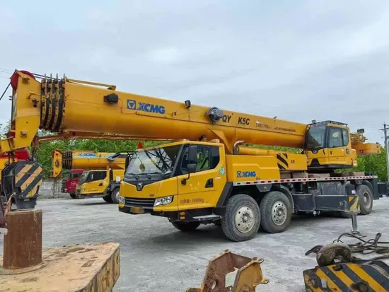 استخدام XCMG 2023 55 طن 5 من القسم بوم شاحنة رافعة للبيع في حالة ممتازة