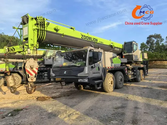 ZTC 55ton المستخدمة رافعات الشاحنات ، Zoom Lion550H الرافعات المتنقلة ، قطع غيار آلات البناء