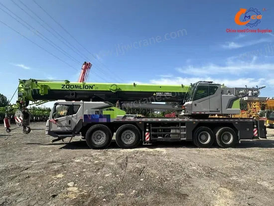 متعدد الاستخدامات 130 H7 Zoomlion Crane: 7 أقسام ، 32 طن ثقل موازنة