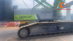 زاحف زاحف رافعة Zoomlion 180 طن ZCC1800 Mobile Crane Truck Truck Crane Construction Parts