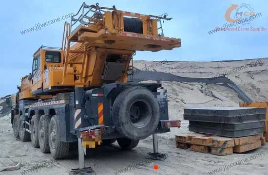 موثوق 2021 XCMG 100 طن من 6 قسم بوم تستخدم شاحنة رافعة للبيع بسعر معقول