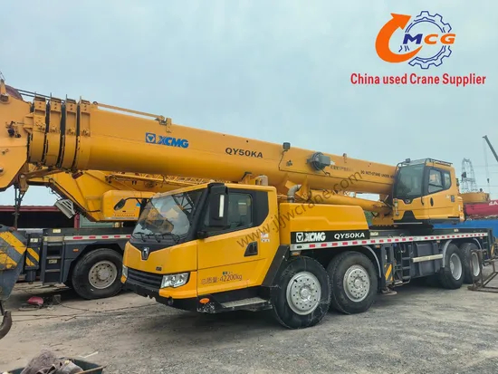 XCG M50TON المستخدمة شاحنة CRANEQY50K5A MOPPLION CRAWLER CRANE CRANE CONTRANTION MACTINERY ACTRENTY PUMP PRUMP