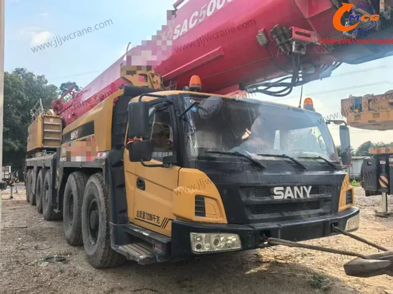 الشقوق Sany 2019 300 طن رافعة شاحنة متنقلة مناسبة لمشاريع البناء