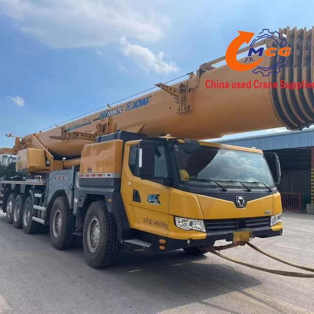 2022 XCMG 100-طن من 7 طواف ، رافعة الشاحنة المستعملة للبيع للبيع