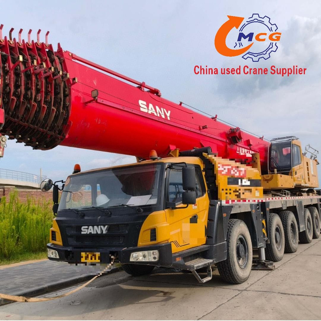2021 Sany 160t 8 Decection Boom used Crane للبيع. اتصل بنا إذا كنت في حاجة إليها.