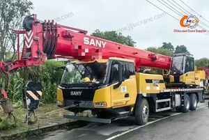 استخدام شاحنة رافعة عالية الأداء 2022 25TON Mobile Truck Crane للبيع