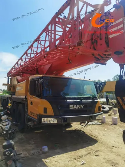 شاحنة مستعملة فعالة من حيث التكلفة Crane 2020 STC 80 طن Sany All Terrain Crane