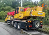 استخدام شاحنة رافعة عالية الأداء 2022 25TON Mobile Truck Crane للبيع